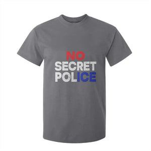 Subtle Abolish Ice T Shirt For Kid No Secret Police TS10 Charcoal Print Your Wear