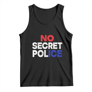 Subtle Abolish Ice Tank Top No Secret Police TS10 Black Print Your Wear