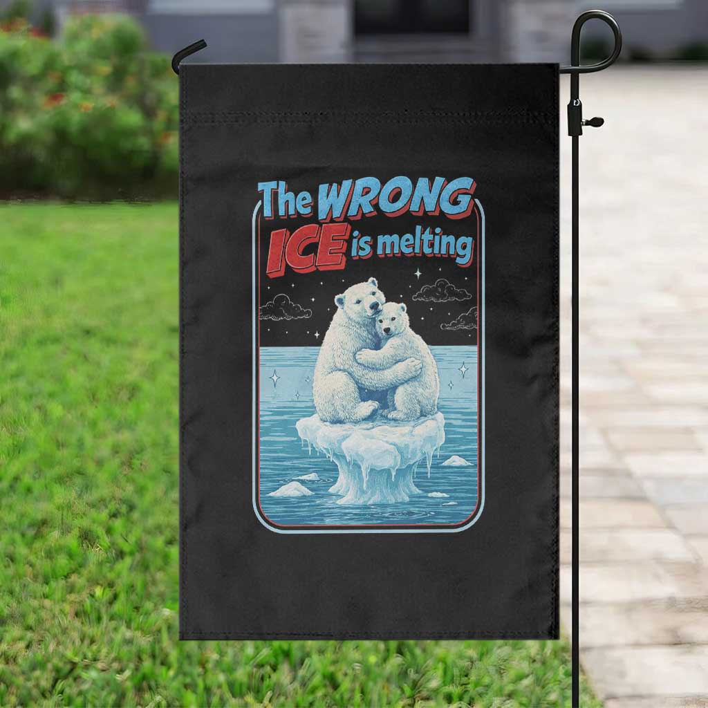 Fck Ice Garden Flag The Wrong Ice Is Melting Polar Bear Social Justice TS10 Print Your Wear