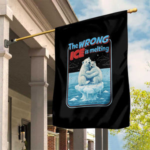 Fck Ice Garden Flag The Wrong Ice Is Melting Polar Bear Social Justice TS10 Print Your Wear