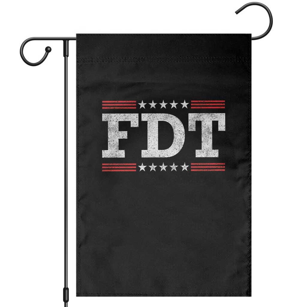 FDT Garden Flag Resistance Resist Tyranny Support TS10 Black Print Your Wear