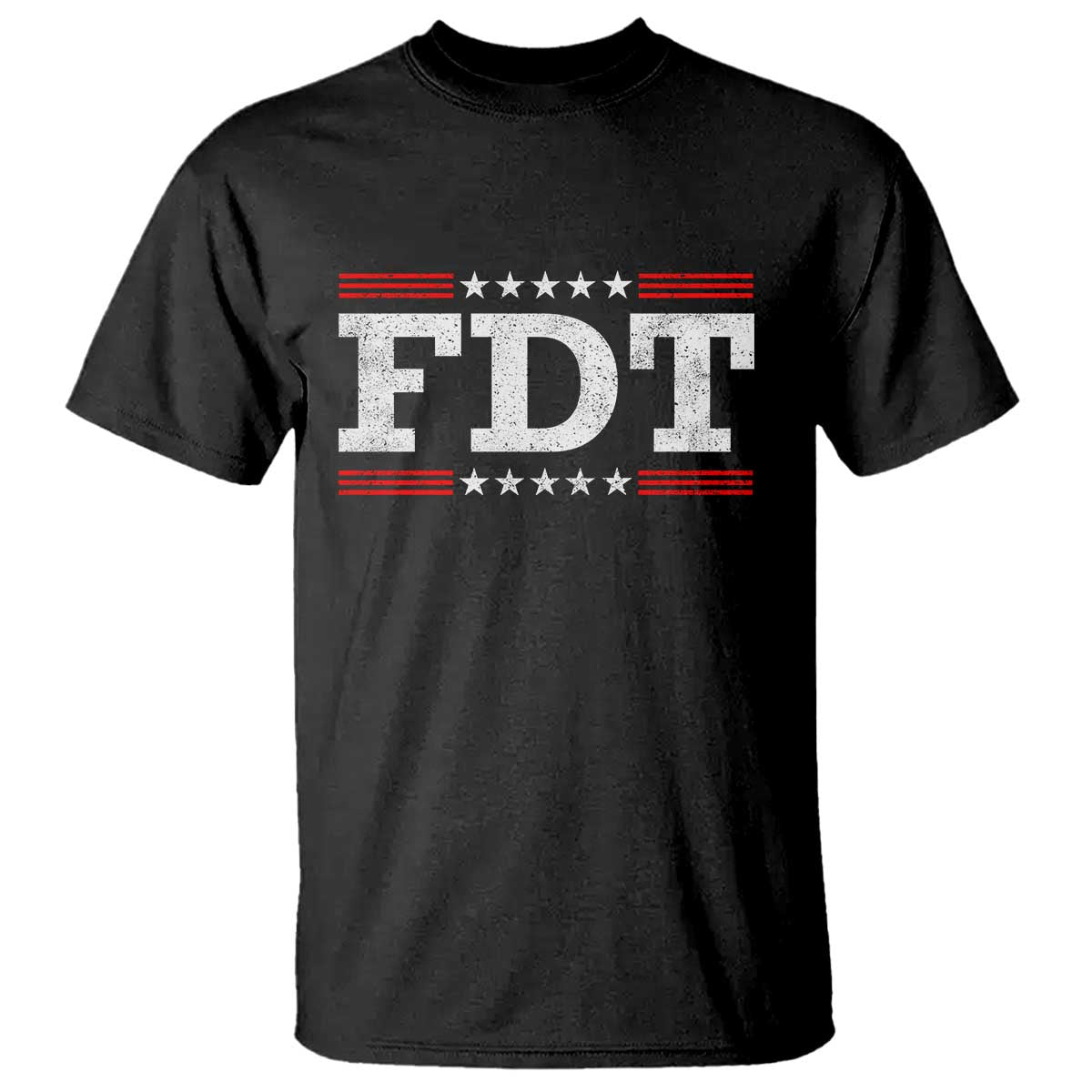 FDT T Shirt Resistance Resist Tyranny Support TS10 Black Print Your Wear