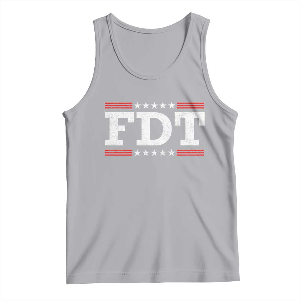 FDT Tank Top Resistance Resist Tyranny Support TS10 Athletic Heather Print Your Wear