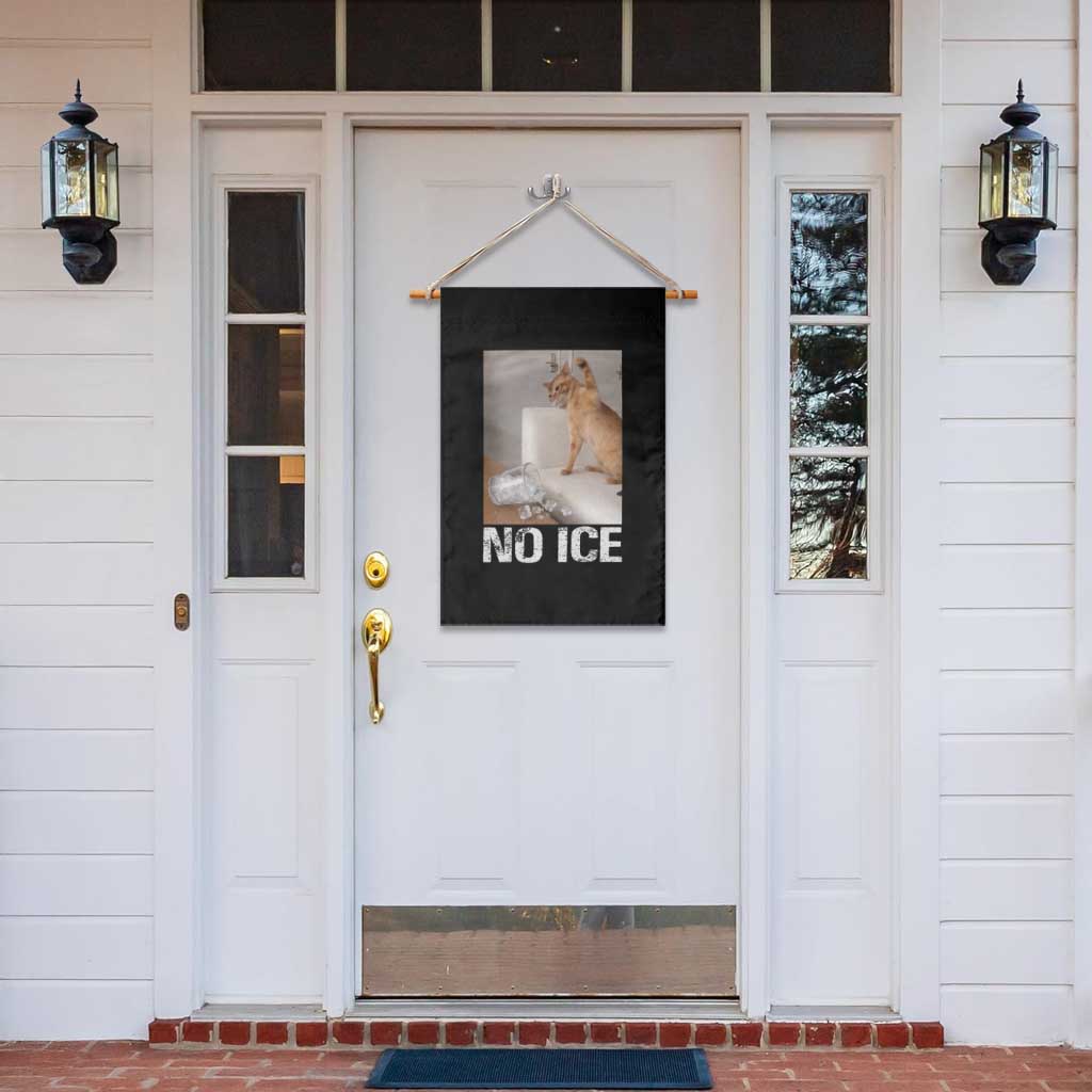 Funny Cat Meme No Ice Garden Flag Subtle FDT Political Satire Satirical Humor TS10 Print Your Wear