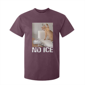 Funny Cat Meme No Ice T Shirt For Kid Subtle FDT Political Satire Satirical Humor TS10 Maroon Print Your Wear