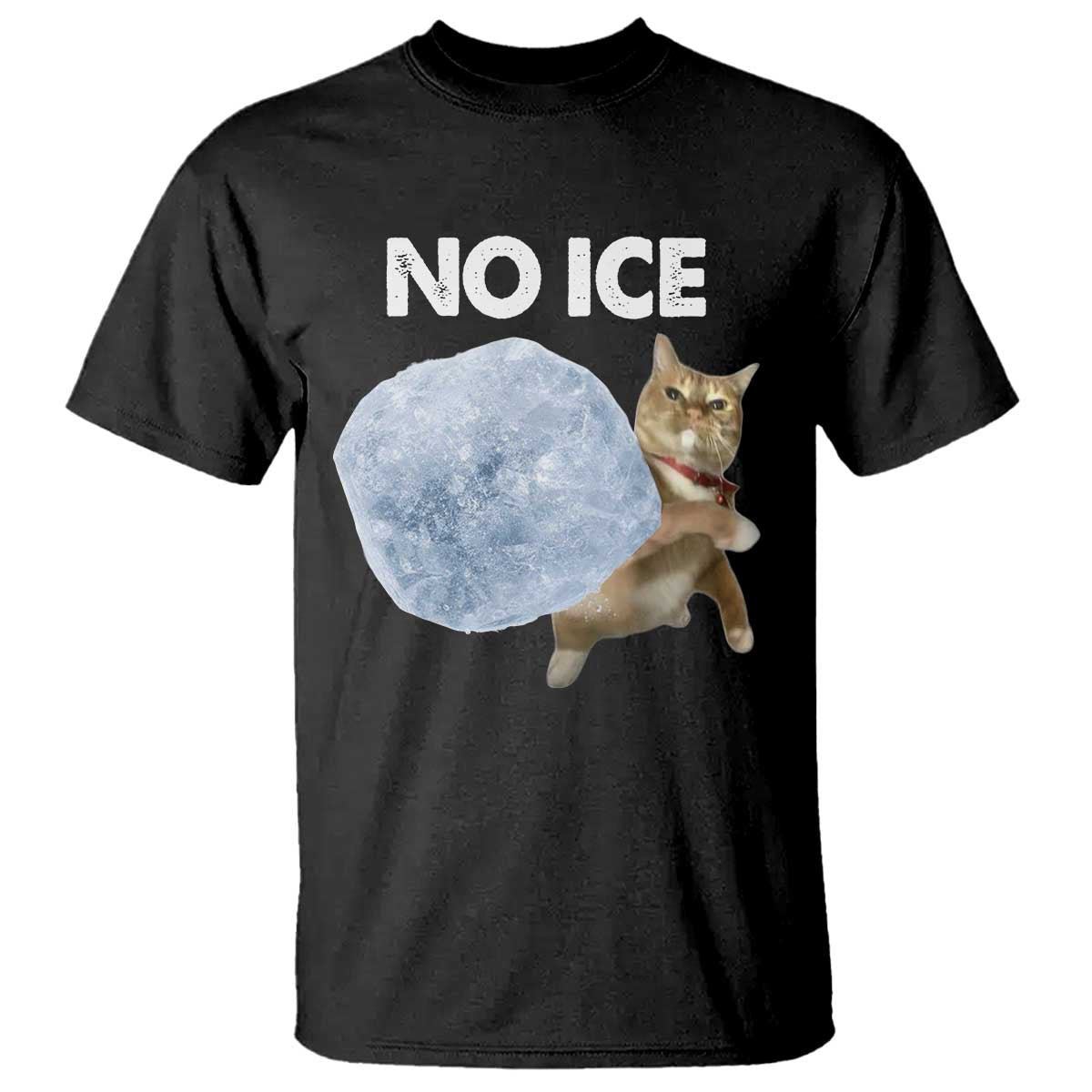 No Ice T Shirt Funny Cat Meme Subtle FDT Political Satire TS10 Black Print Your Wear