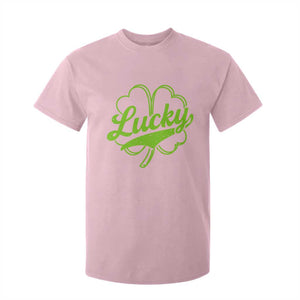 Vintage Lucky Shamrock T Shirt For Kid Irish St Patricks Day TS10 Light Pink Print Your Wear