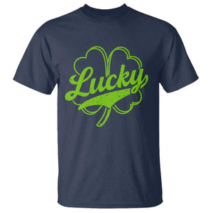 Vintage Lucky Shamrock T Shirt Irish St Patricks Day TS10 Navy Print Your Wear