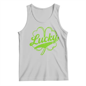 Vintage Lucky Shamrock Tank Top Irish St Patricks Day TS10 Ash Print Your Wear