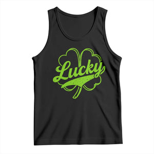 Vintage Lucky Shamrock Tank Top Irish St Patricks Day TS10 Black Print Your Wear