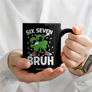 Funny Irish St Patricks Day Shamrock 67 Meme Coffee Mug Six Seven Bruh Gen Alpha Slang TS10 Print Your Wear