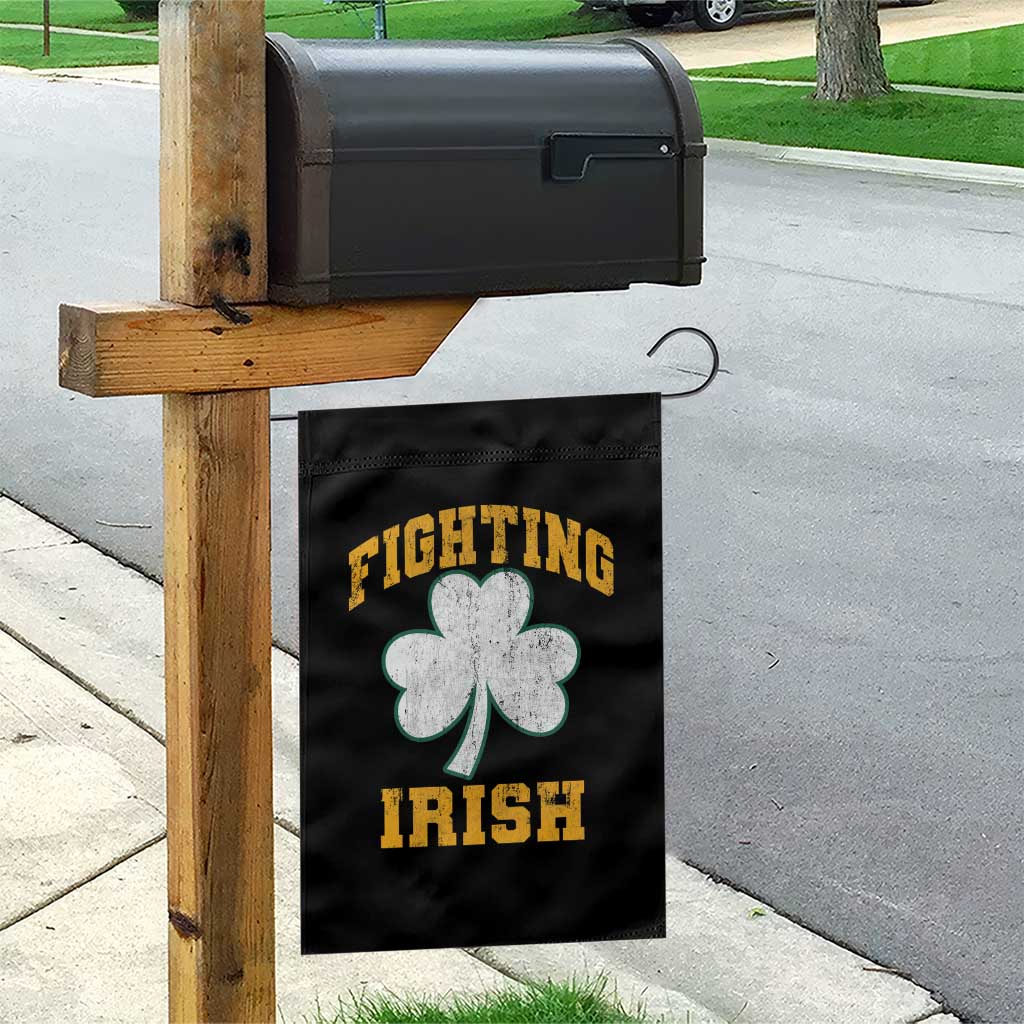 Vintage Fighting Irish Garden Flag Retro History Gold Shamrock TS10 Print Your Wear