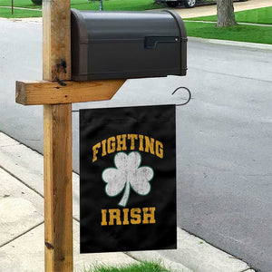 Vintage Fighting Irish Garden Flag Retro History Gold Shamrock TS10 Print Your Wear