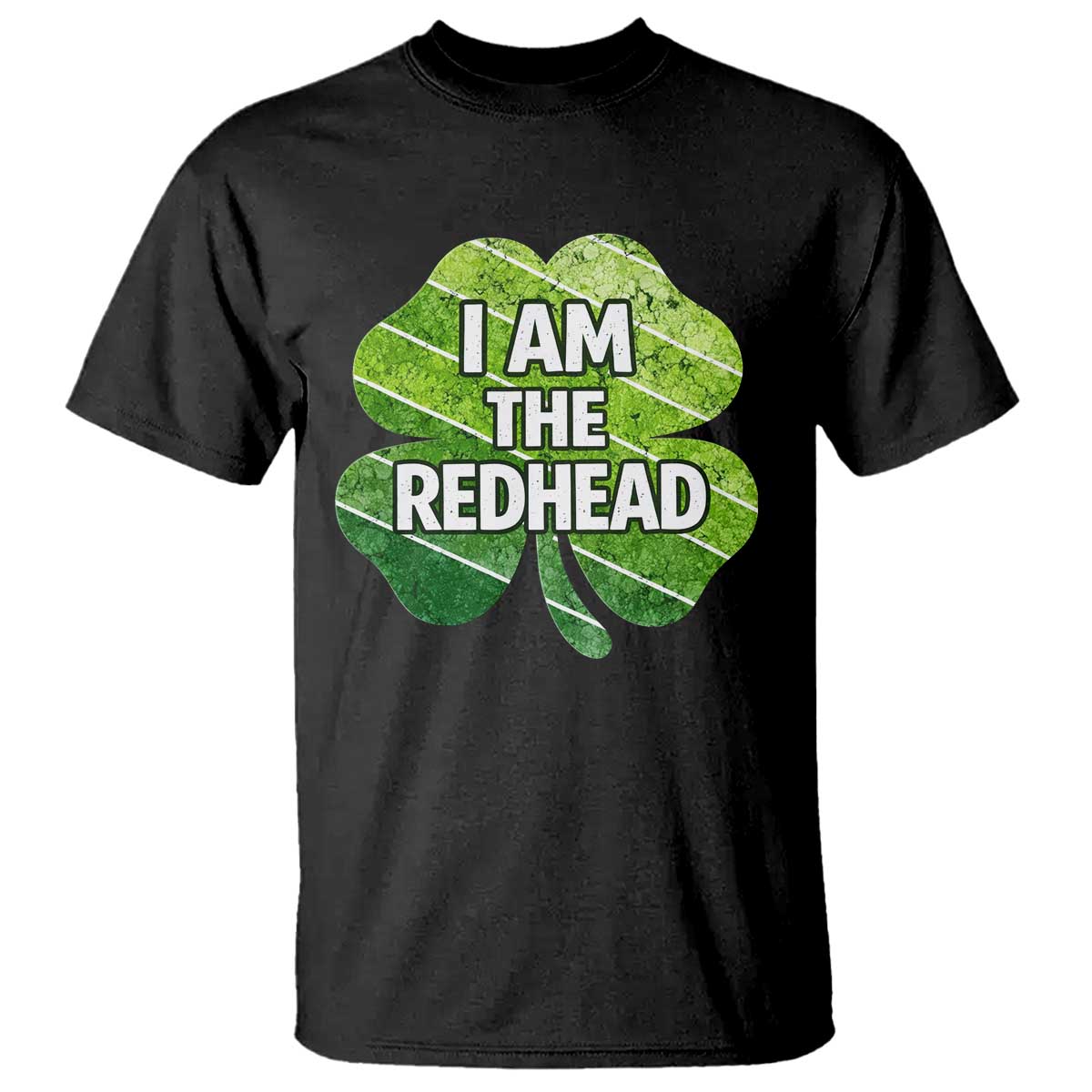Funny Irish St Patricks Day Im The Redhead T Shirt Retro Vintage Lucky Shamrock TS10 Black Print Your Wear