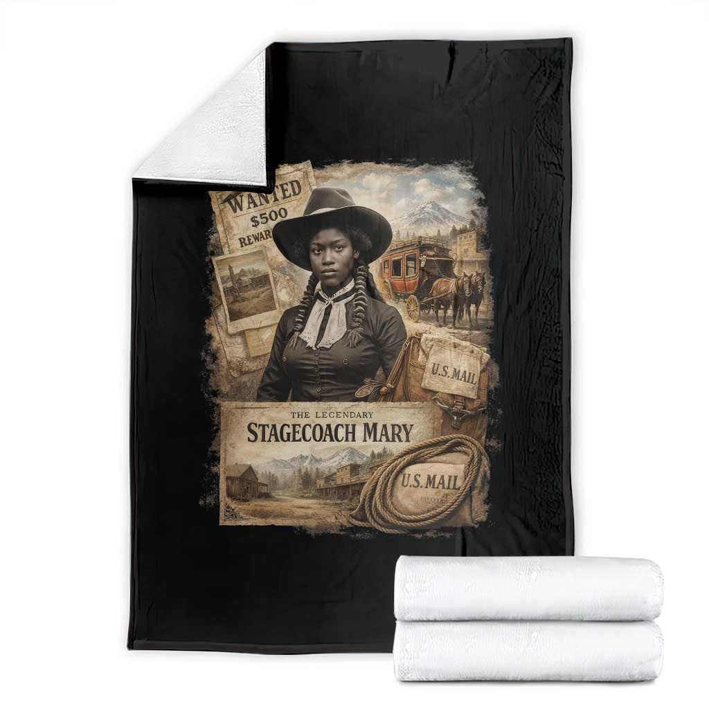 Black History Black Cowgirl Throw Blanket Western Rodeo African American Melanin Texas Women TS10 Black Print Your Wear