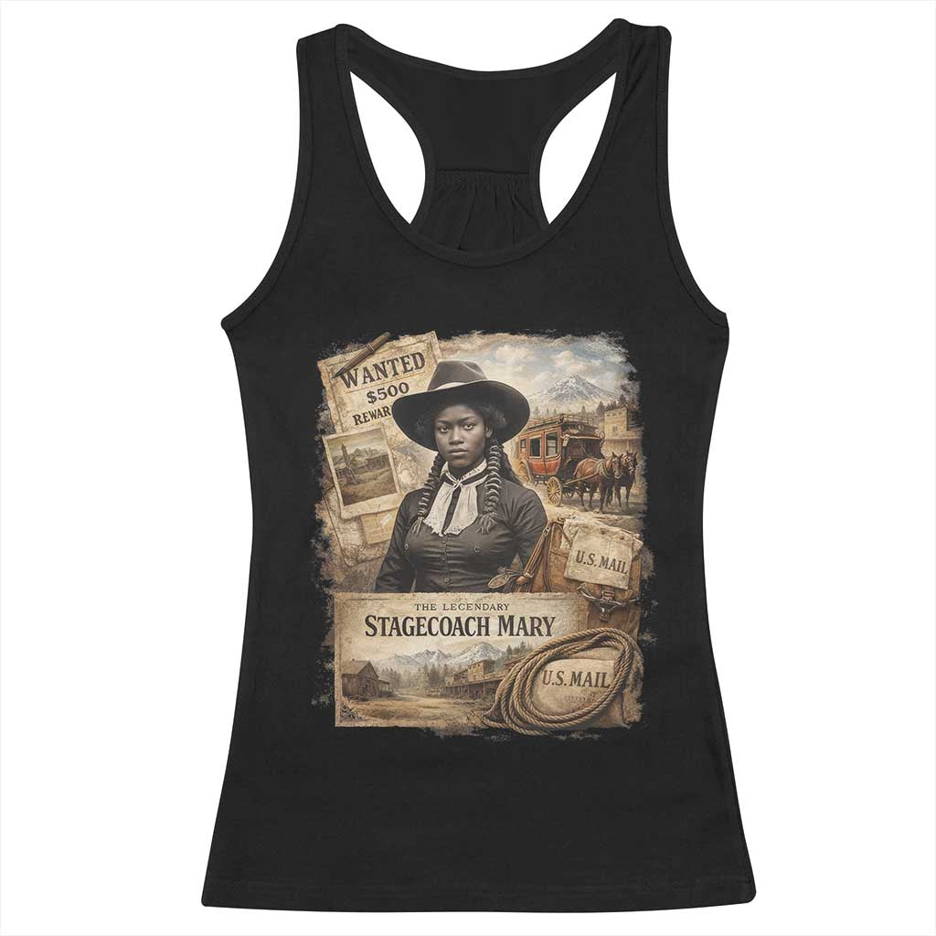 Black History Black Cowgirl Racerback Tank Top Western Rodeo African American Melanin Texas Women TS10 Black Print Your Wear