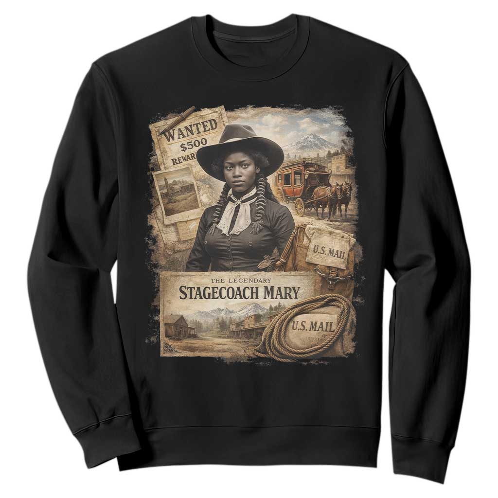 Black History Black Cowgirl Sweatshirt Western Rodeo African American Melanin Texas Women TS10 Black Print Your Wear