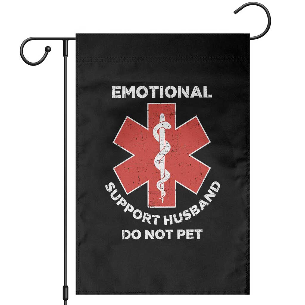 Do Not Pet Husband Garden Flag Funny Sarcastic Saying TS10 Black Print Your Wear