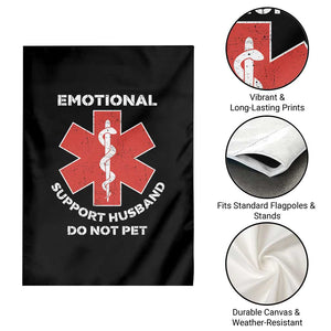 Do Not Pet Husband Garden Flag Funny Sarcastic Saying TS10 Print Your Wear