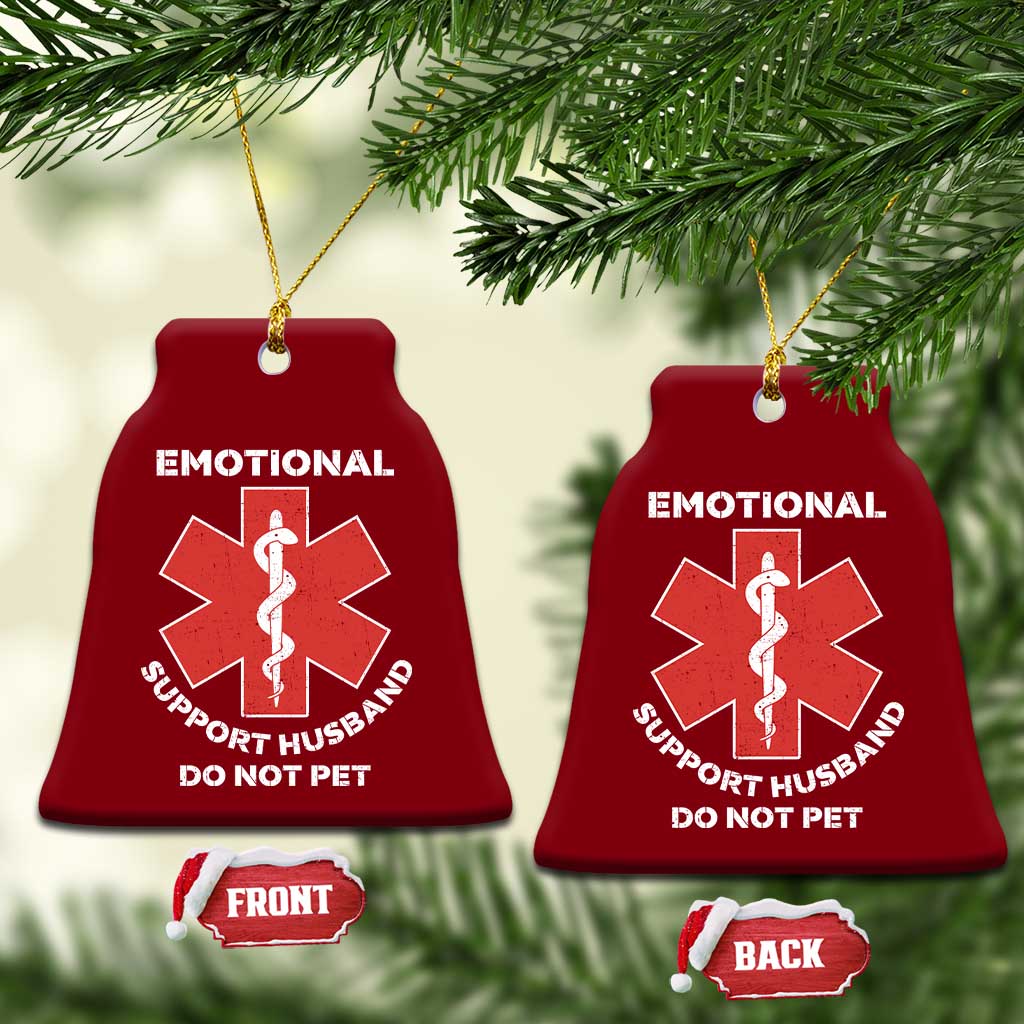 Do Not Pet Husband Ceramic Ornament Funny Sarcastic Saying TS10 Print Your Wear
