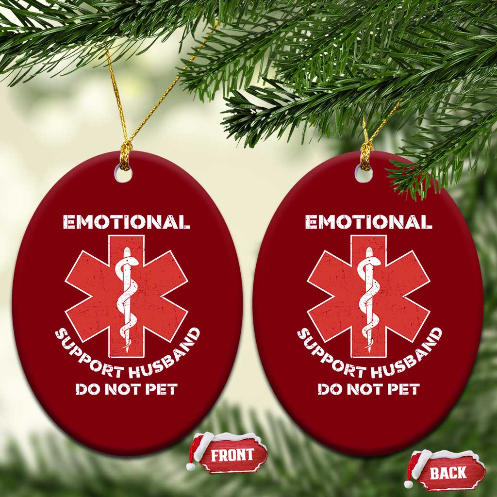 Do Not Pet Husband Ceramic Ornament Funny Sarcastic Saying TS10 Print Your Wear