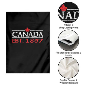 Canadian Maple Leaf Garden Flag Canada Flag Vintage Retro Sport TS10 Print Your Wear