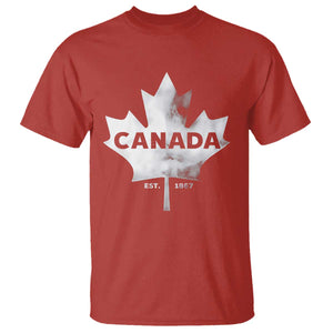 Canada Flag T Shirt Canadian Maple Leaf Vintage Retro Sport TS10 Red Print Your Wear