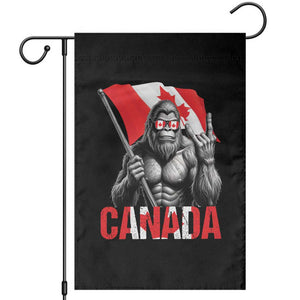 Bigfoot Canada Flag Garden Flag Canadian Maple Leaf Patriotic Sasquatch TS10 Black Print Your Wear