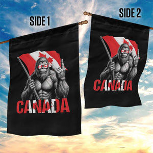 Bigfoot Canada Flag Garden Flag Canadian Maple Leaf Patriotic Sasquatch TS10 Print Your Wear
