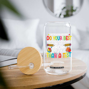 Testing Day Glass Can Try Your Hardest Teachers TS10 Print Your Wear