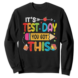 Test Day You Got This Sweatshirt TS10 Black Print Your Wear