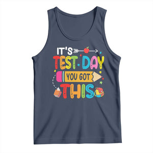 Test Day You Got This Tank Top TS10 Navy Print Your Wear