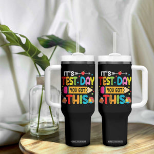 Test Day You Got This Tumbler With Handle TS10 Print Your Wear