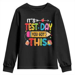 Test Day You Got This Youth Sweatshirt TS10 Black Print Your Wear