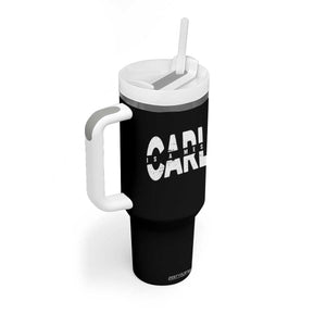 Carl's A Mess Tumbler With Handle Reality TV Viral Meme TS10 Print Your Wear