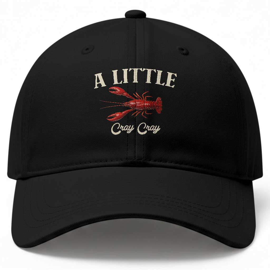 Crawfish Lovers Baseball Cap A Little Cray Crayfish Boils Cajun Seafood Festival TS10 Print Your Wear