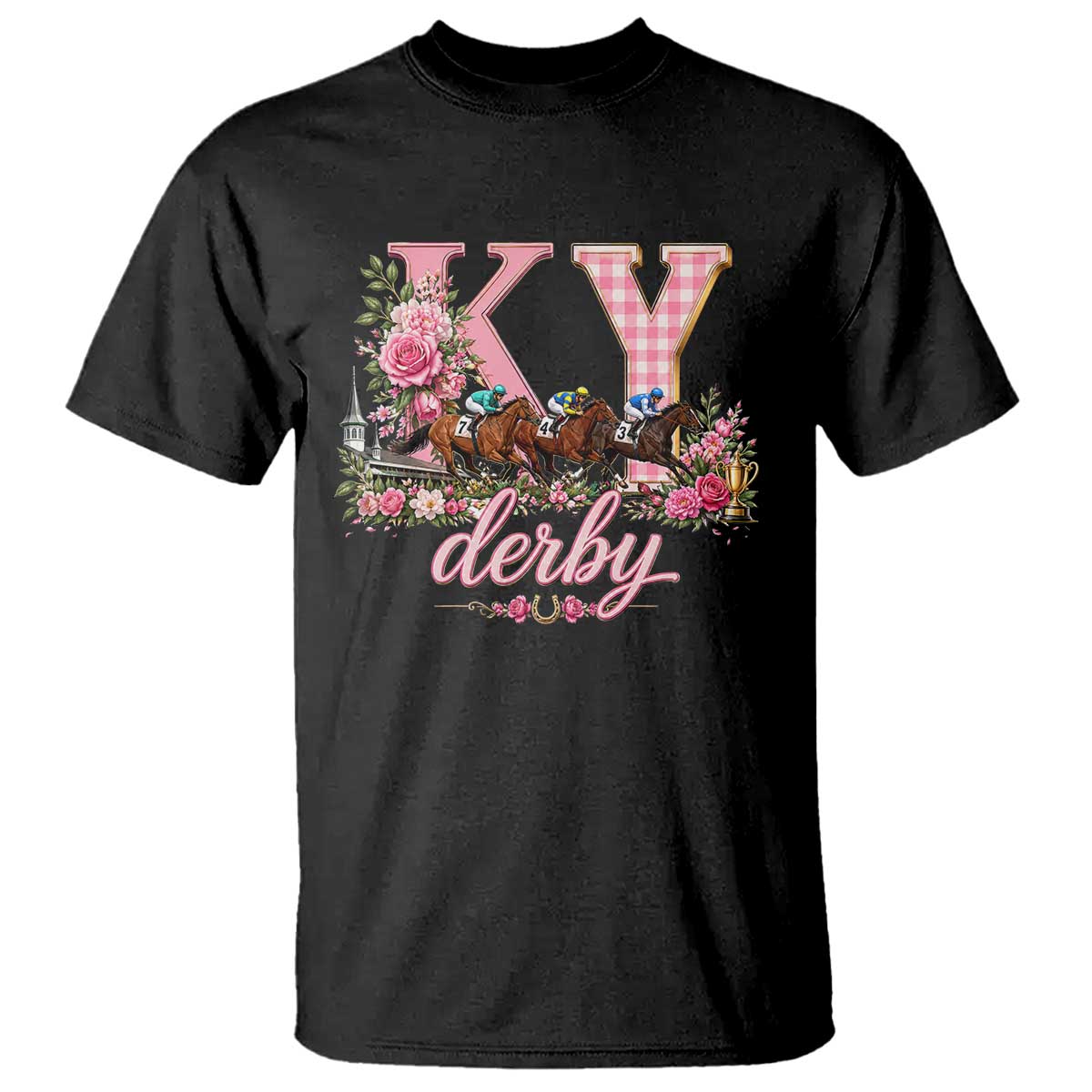 Horse Racing KY Derby Day Vibes T Shirt This is My Derby Day Dress TS10 Black Print Your Wear