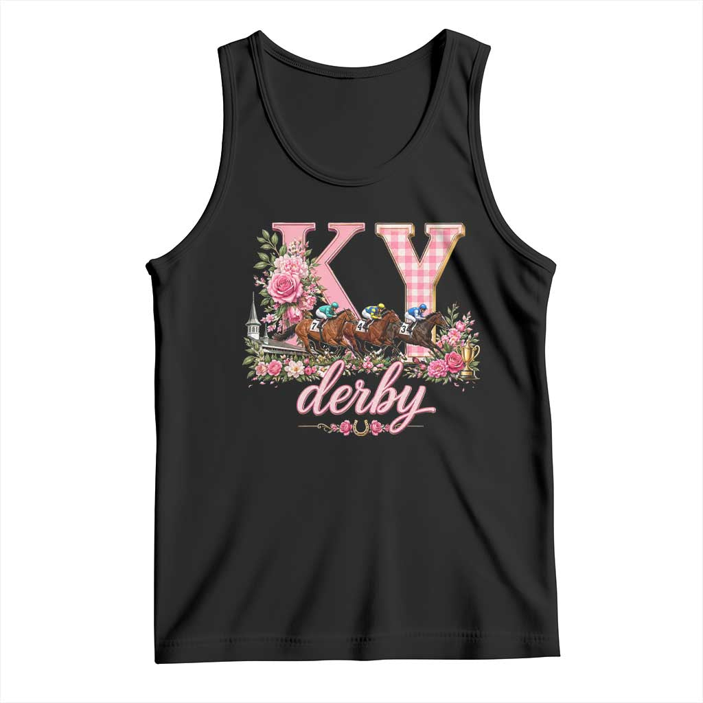 Horse Racing KY Derby Day Vibes Tank Top This is My Derby Day Dress TS10 Black Print Your Wear