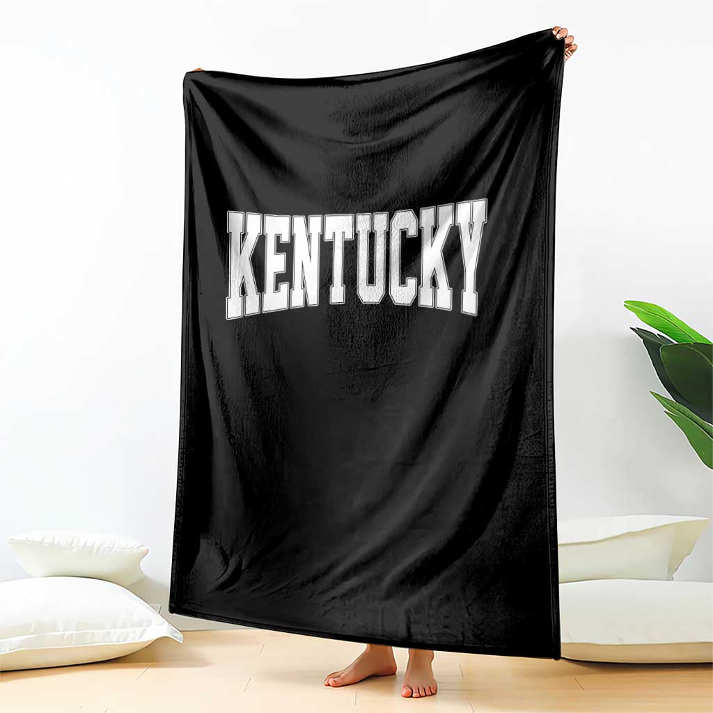 Kentucky Throw Blanket Retro Varsity Kentucky Lover KY State TS10 Print Your Wear