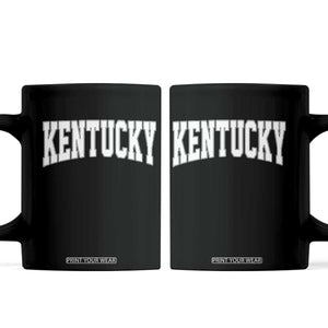 Kentucky Coffee Mug Retro Varsity Kentucky Lover KY State TS10 Black Print Your Wear