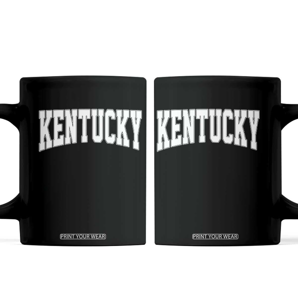 Kentucky Coffee Mug Retro Varsity Kentucky Lover KY State TS10 Black Print Your Wear