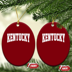 Kentucky Ceramic Ornament Retro Varsity Kentucky Lover KY State TS10 Print Your Wear