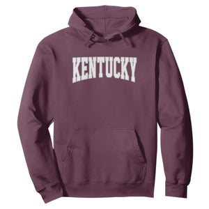 Kentucky Hoodie Retro Varsity Kentucky Lover KY State TS10 Maroon Print Your Wear