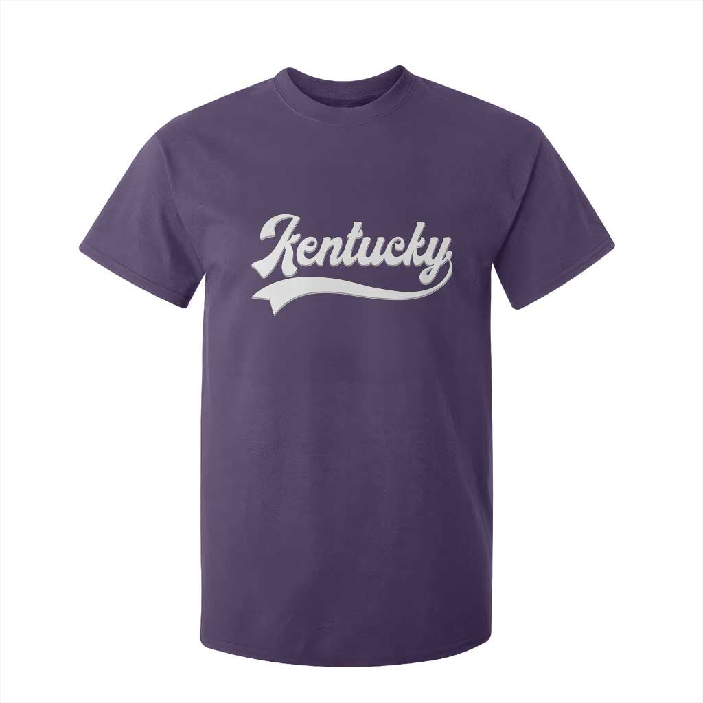 Vintage Kentucky T Shirt For Kid Varsity Script Retro Sports Jersey Style TS10 Purple Print Your Wear