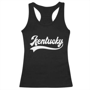 Vintage Kentucky Racerback Tank Top Varsity Script Retro Sports Jersey Style TS10 Black Print Your Wear