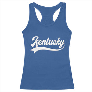 Vintage Kentucky Racerback Tank Top Varsity Script Retro Sports Jersey Style TS10 Royal Blue Print Your Wear