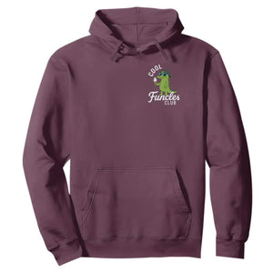 Funny Uncle Hoodie Cool Funcles Club Funcle Alligator TS10 Maroon Print Your Wear