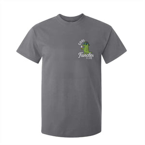 Funny Uncle T Shirt For Kid Cool Funcles Club Funcle Alligator TS10 Charcoal Print Your Wear