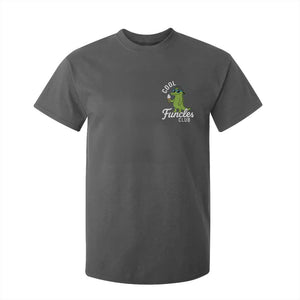 Funny Uncle T Shirt For Kid Cool Funcles Club Funcle Alligator TS10 Dark Heather Print Your Wear