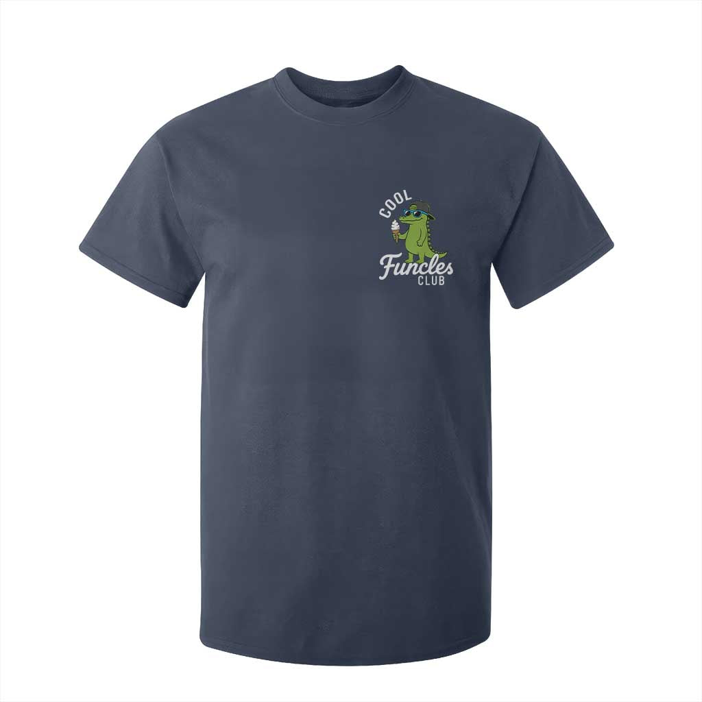 Funny Uncle T Shirt For Kid Cool Funcles Club Funcle Alligator TS10 Navy Print Your Wear